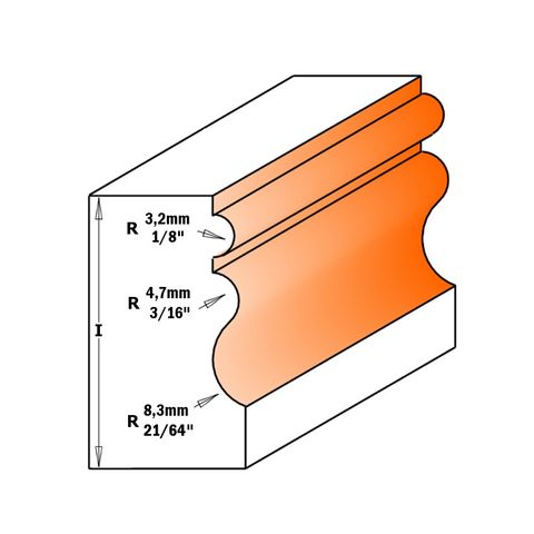 Moulding Bit with Ball Bearing Guides ***