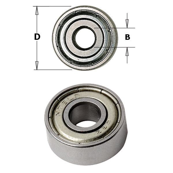 BEARING 19mm with 1/2in Bore