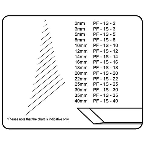 Pfeil 22mm Double Bevel Skew