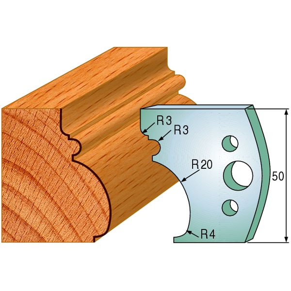 Spindle Blade Pair 50mm 690-501 ***