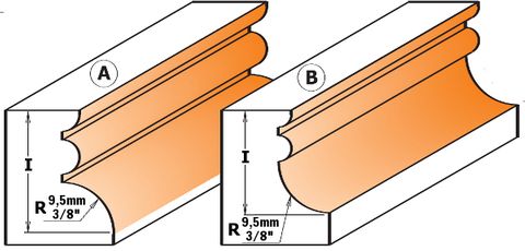 CMT Moulding System 31.7mm Dia B Profile