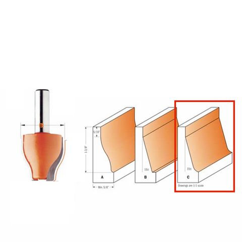 Vertical Raised Panel Bits C Profile