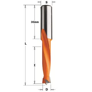 Dowel Drill RH 4mm D x 26mm Cut 10mm