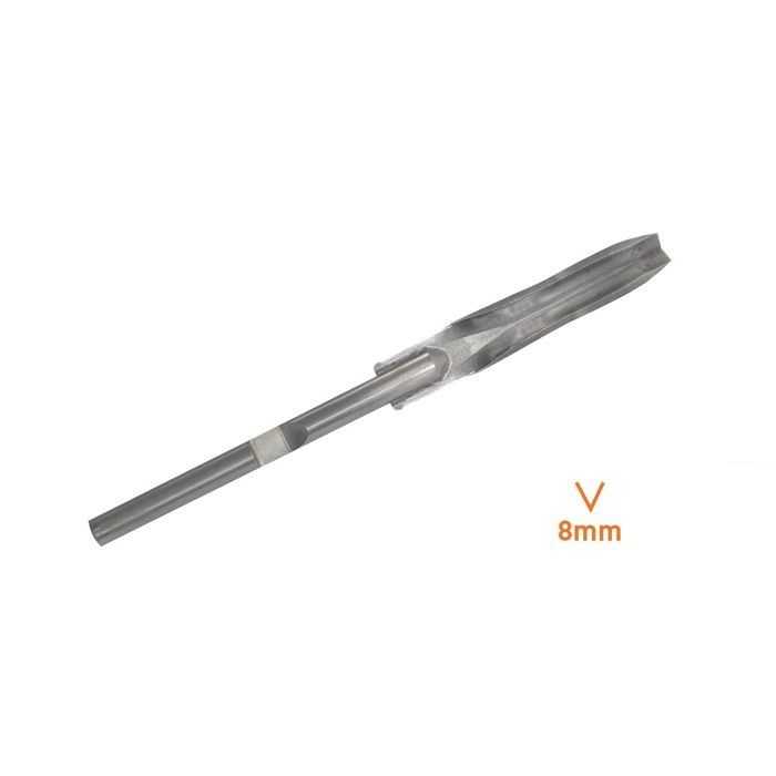 Power Chisel Single V 60 degrees Sweep, 8mm width ***