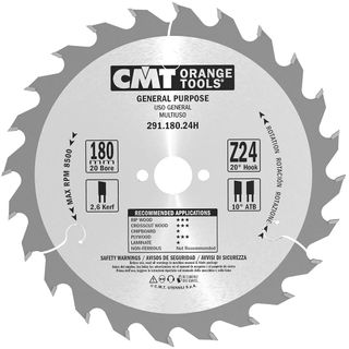 Comb Blade 180mm 24Teeth 2.6Kerf