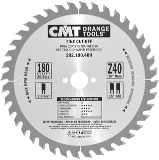 Comb Blade 180mm 40Teeth 2.6Kerf