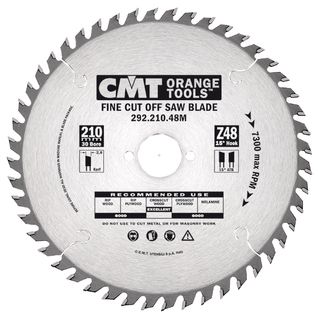 Neg Rake Fine C/Off 216mm 64T 2.8Kerf