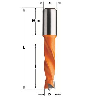 Dowel Drill RH 6mm Dia x 30mm Cut 10mm ***