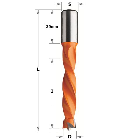 Dowel Drill RH 9.0mm D x 43mm Cut 10mm