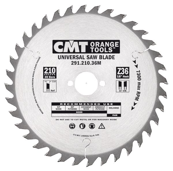 Combination Blade 9-1/4in 2.8kerf 30mm ***