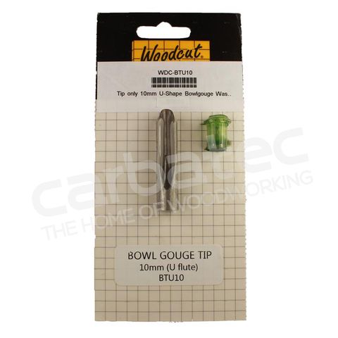 Replacement Tip - U-Shape Bowl Gouge 10mm