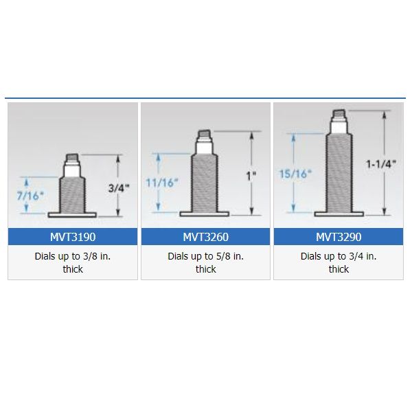 C Battery Movement - suit dials up to 3/8" (9.5mm) thick