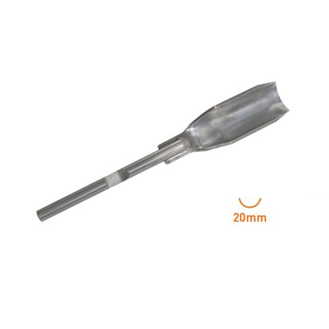 Power Chisel Single Gouge Sweep #9 x 20mm width ***