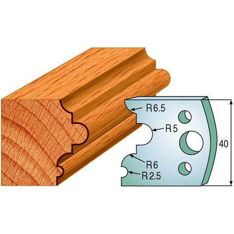 SPINDLE BLADE PAIR 40mm