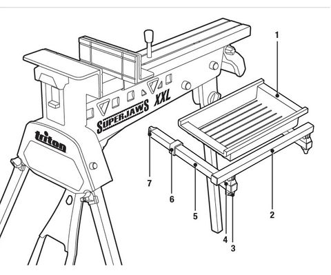 Triton Superjaws Tool Tray for SJA200 / XXL