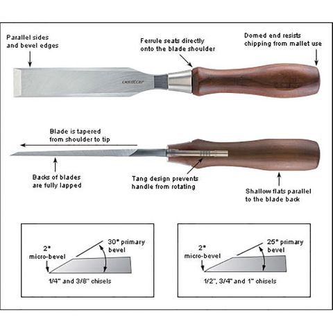 Veritas Bench Chisel - 3/8inch ***