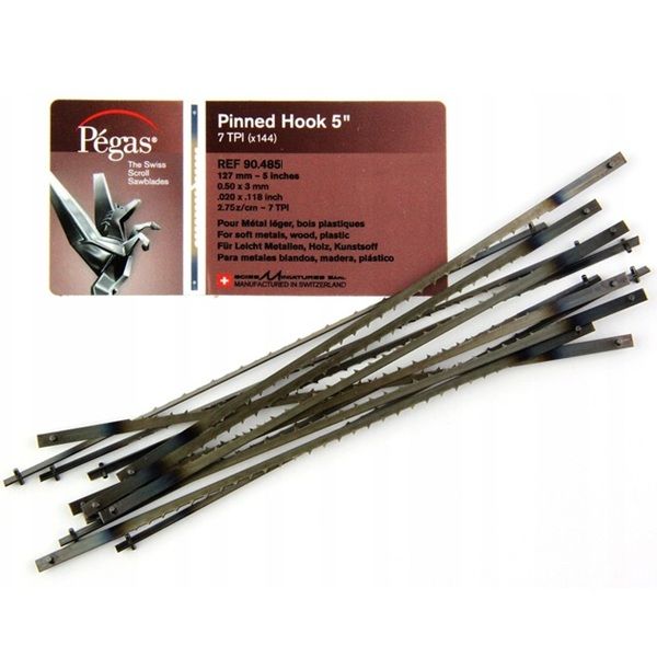 Pegas Pinned Hook 5" Blades - 7 TPI
