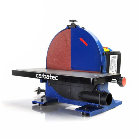 Carbatec 300mm Disc Sander with Brake & Half Guard