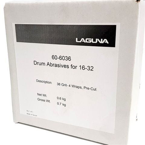 4 x Laguna Sandpaper Rolls to suit 16/32 - #36 Grit Pack