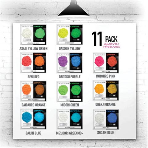 Eye Candy Glow in the Dark Box Set 11 Colours X 5g