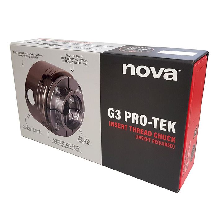 Nova G3 Pro-Tek Chuck -  Insert reqd