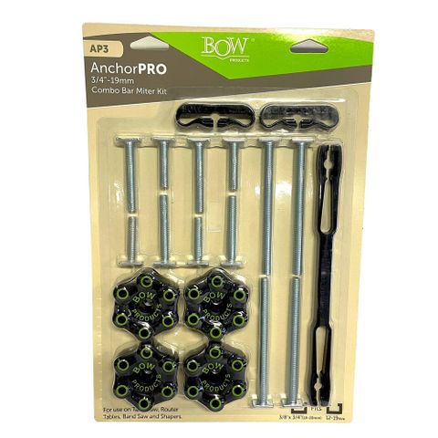 Bow Products AnchorPro Combo 3/4" (19mm) Miter Bar Kit