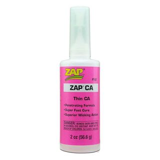 ZAP CA Thin Viscosity (2oz/56.6g Bottle) Cyanoacrylate 'Super' Glue