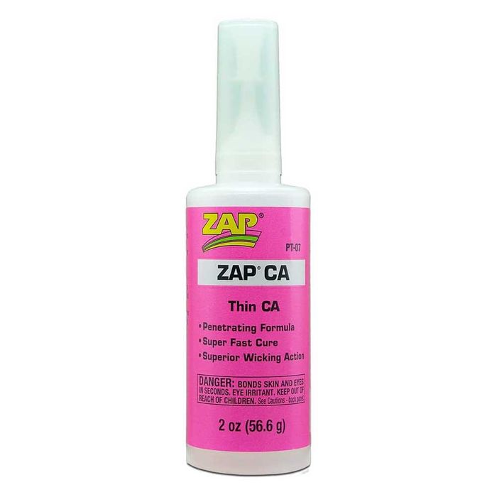 ZAP CA Thin Viscosity (2oz Bottle) Cyanoacrylate 'Super' Glue