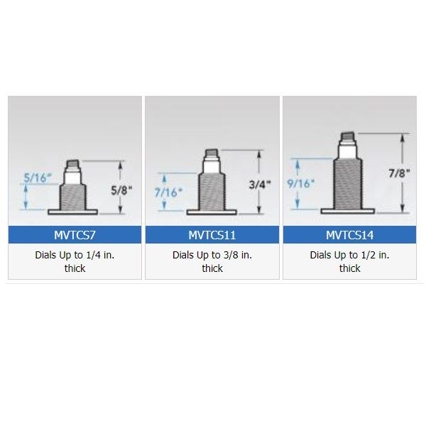 Continuous Sweep Movement - suit dials up to 3/8" (9.5mm) thick