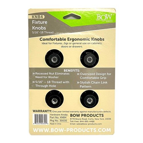 BOW Knobs - 4 Pack 5/16 inch