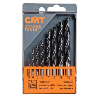 CMT Brad Point Wood Drill Set 3-10mm