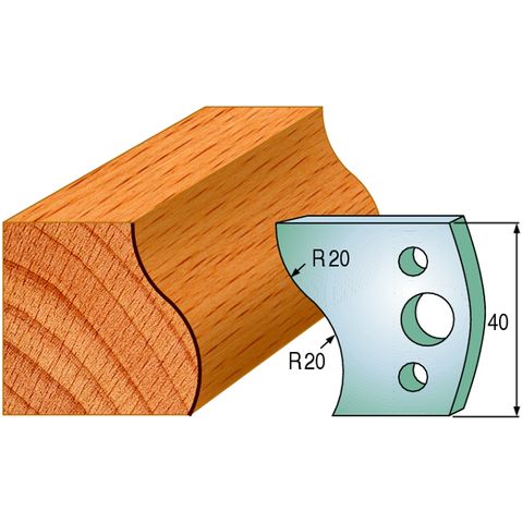 Spindle Blade Pair 40mm 690-009 ***