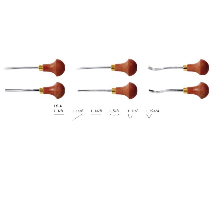 Pfeil Lino Palm Chisel Set 'A'