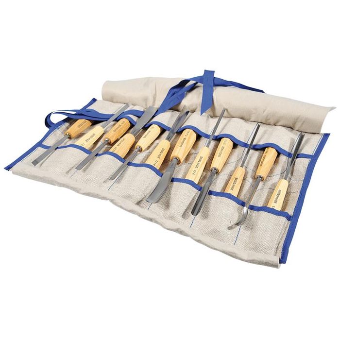 Pfeil Chisel Roll Set - 12 piece