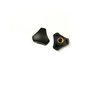 20mm diameter triangular knobs, M6 thread - 10 pack  ***