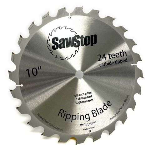 SawStop 24 tooth Ripping Blade