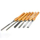 Carbatec 6PC Cryogenic M2 HSS Large Woodturning Chisel Set