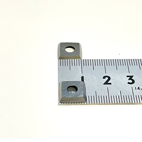 Tungsten Carbide Replacement Cutters to suit RCT4 Series - Radius Edge Square