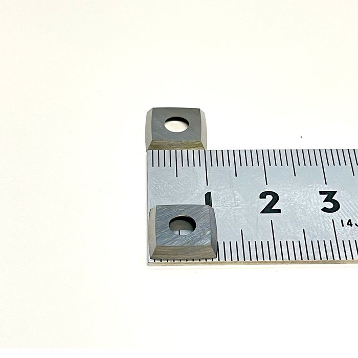 Tungsten Carbide Replacement Cutters to suit RCT4 Series - Radius Edge Square