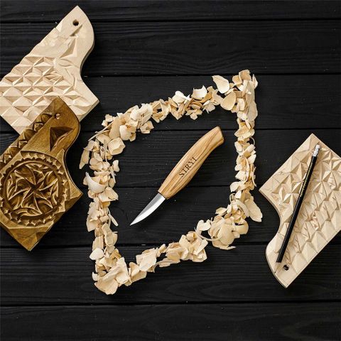 Stryi 58mm Chip Carving Whittling Knife