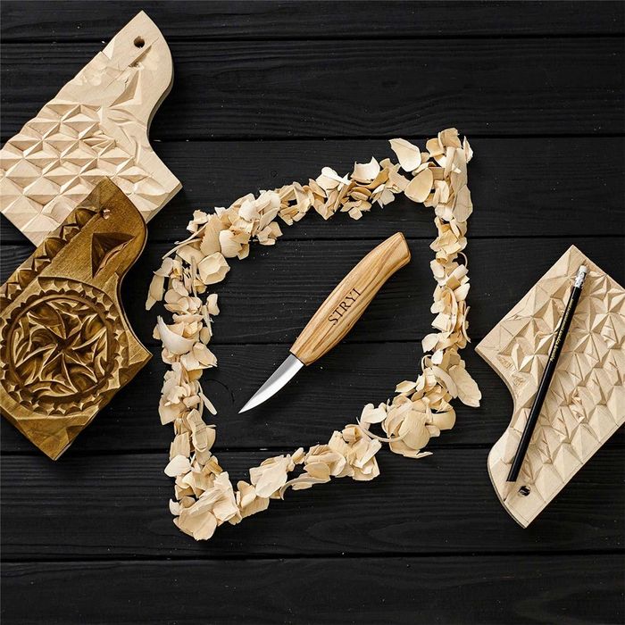 Stryi 58mm Chip Carving Whittling Knife