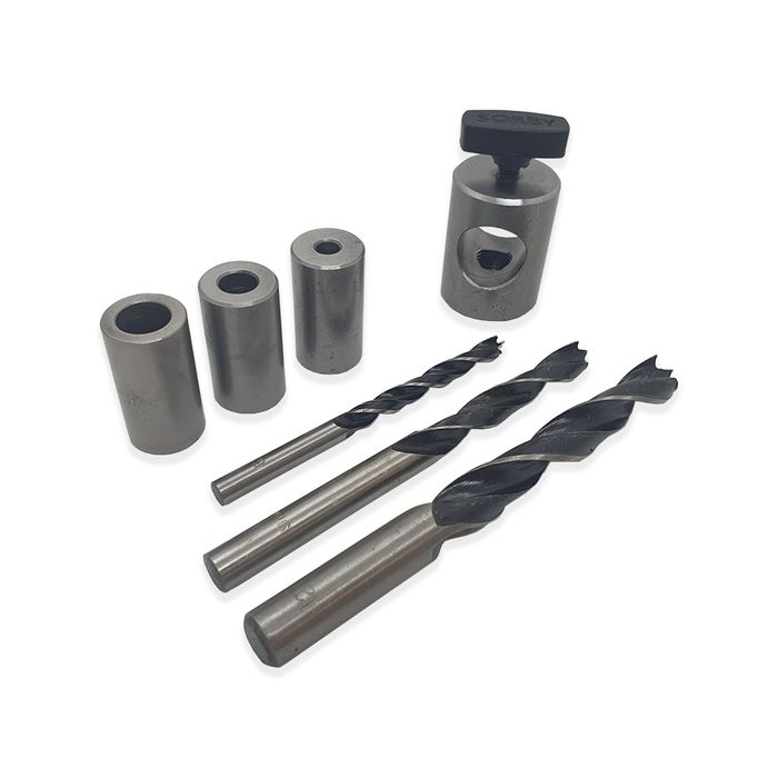 Precision Boring System with 1" tool post & 3 metric drill bits
