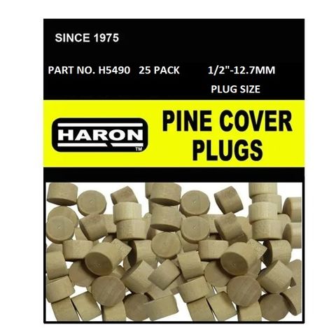 Haron Flat Pine Plug 1/2in 12.7mm  (25)