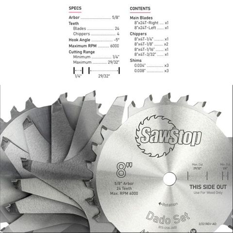 Sawstop on sale compatible blades