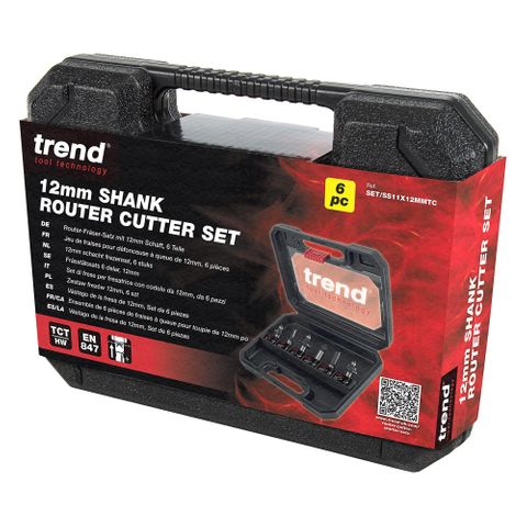 Trend 6 piece 1/2 inch shank starter cutter set