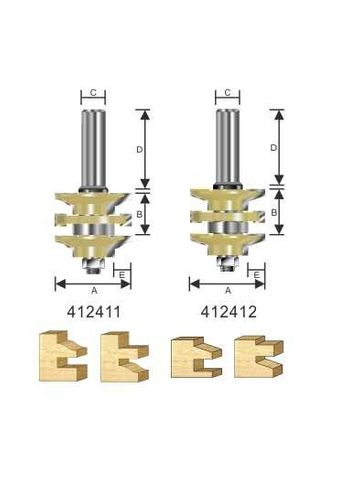 Arden Double Reversable Stile and Rail Set