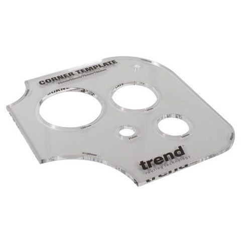 Trend Temp/Cor/a Template corner hole