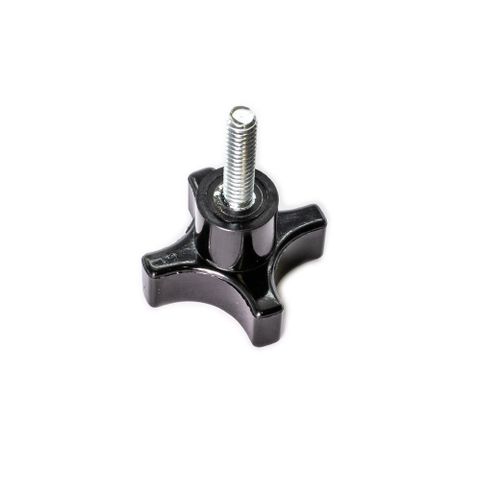 Carbatec Small Cross Knob - 1/4" External Thread - Pk4