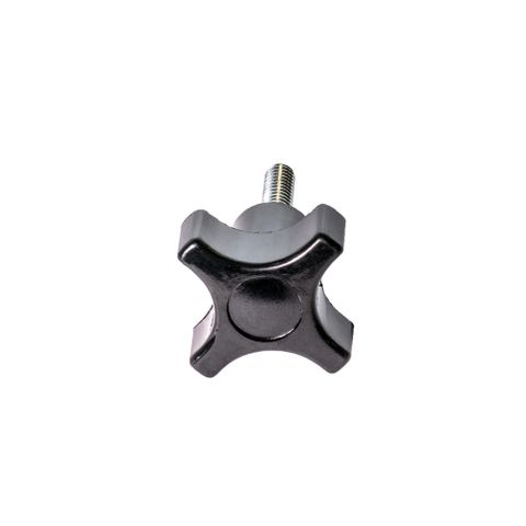 Carbatec Small Cross Knob - 1/4" External Thread - Pk4