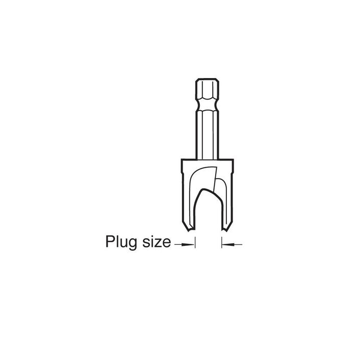 Trend Snappy 5/8 inch (15.9mm) Plug Cutter